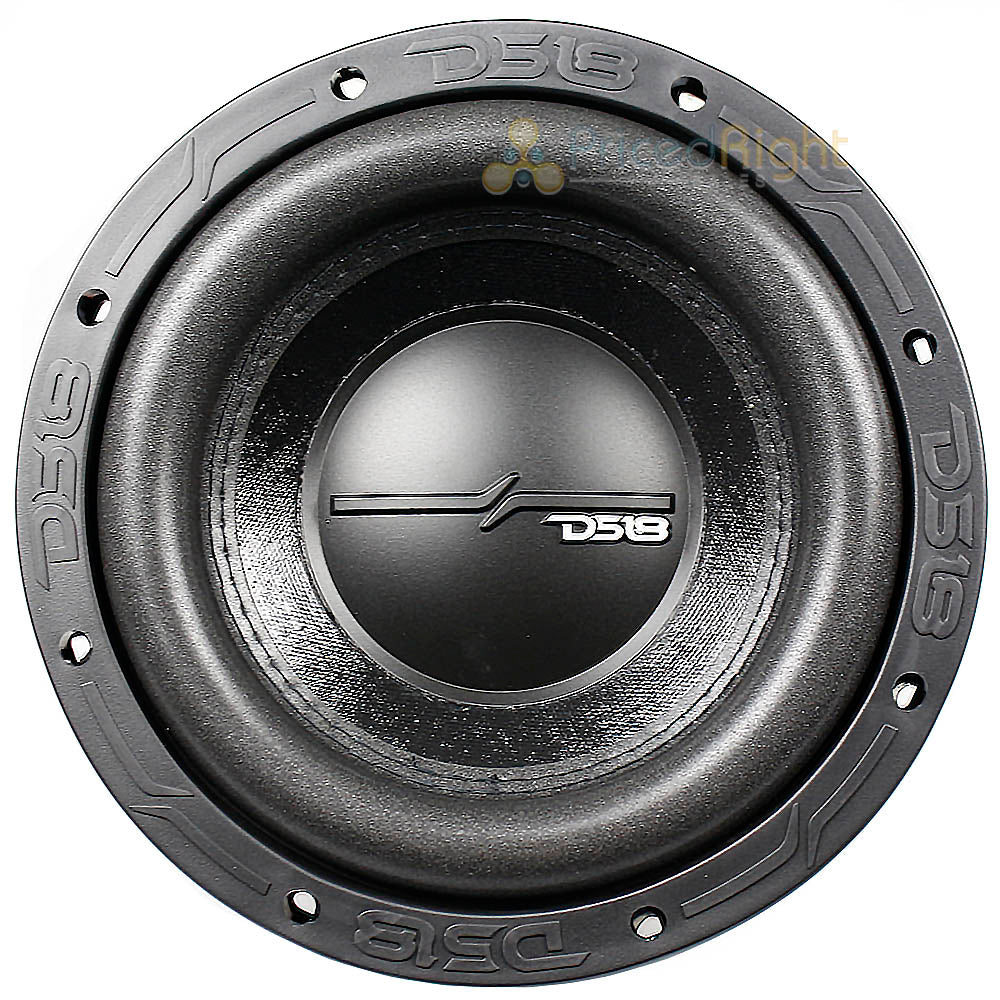 DS18 8" Subwoofer Dual 2 Ohm 900W Max 450W RMS Elite Z Series ZR8.2D Single